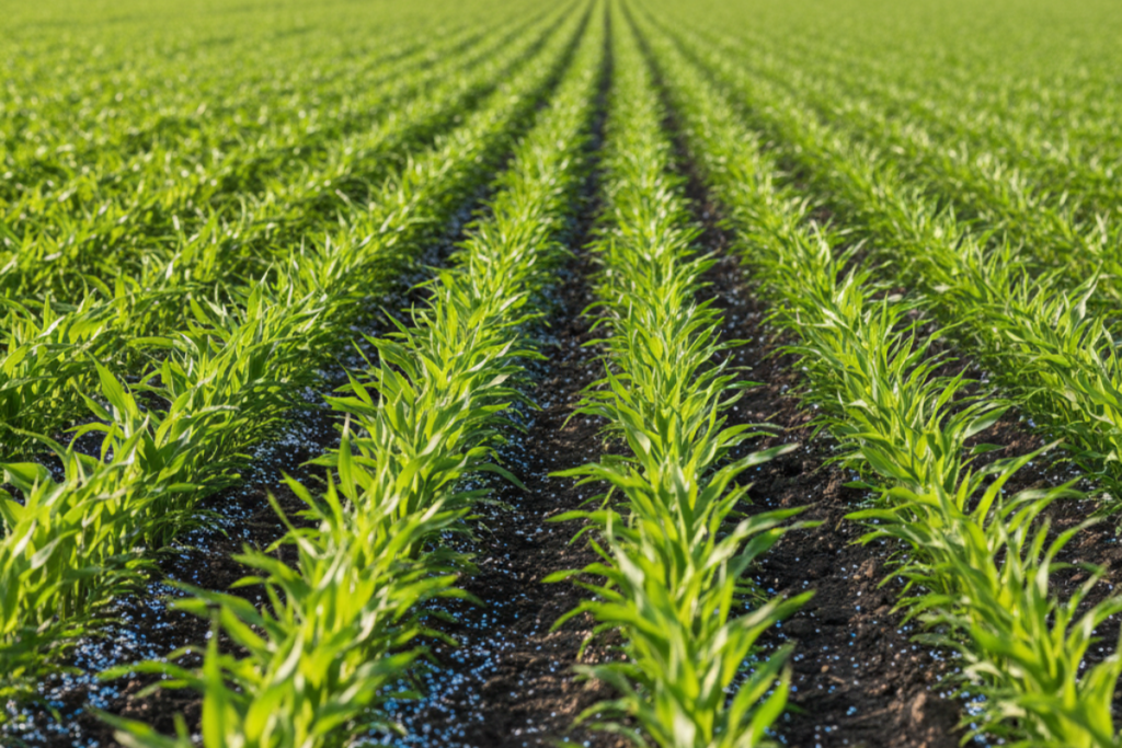 fertilización en cultivo agrícola