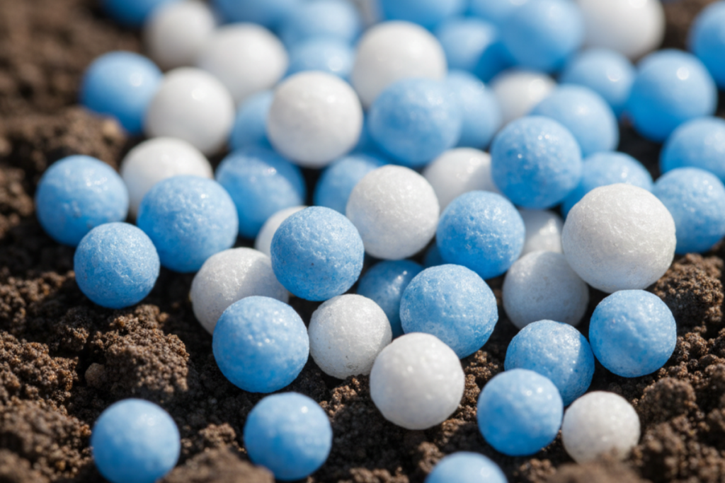 fertilizante mineral NPK granulado